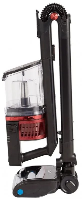 Σκούπα όρθια Ninja IZ300EUT, 309W, 0,7 l, 3 ταχύτητες, αυτονομία έως 60 λεπτά, HEPA, LED Smart display, φωτεινή ένδειξη βούρτσας, Μαύρο/κόκκινο