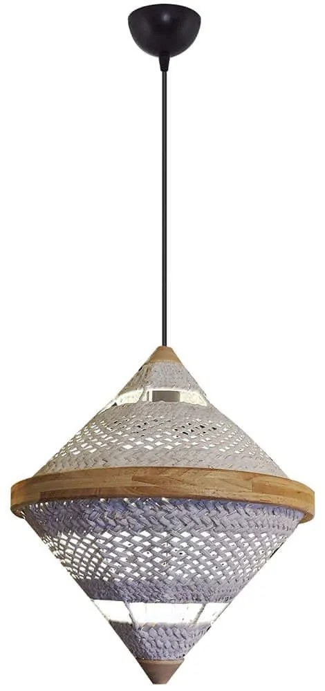 Φωτιστικό Οροφής 701CHD1767 Φ20x120cm 1xE27 24W White Opviq