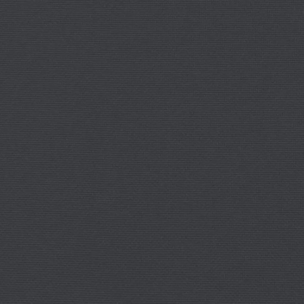 vidaXL Μαξιλάρι Πάγκου Κήπου Μαύρο 120x50x7 εκ. Ύφασμα Oxford