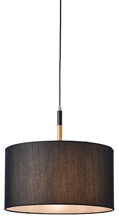 Φωτιστικό Κρεμαστο Aca OD650840PBK YASMINE Μαύρο Ματ (Black Mat)