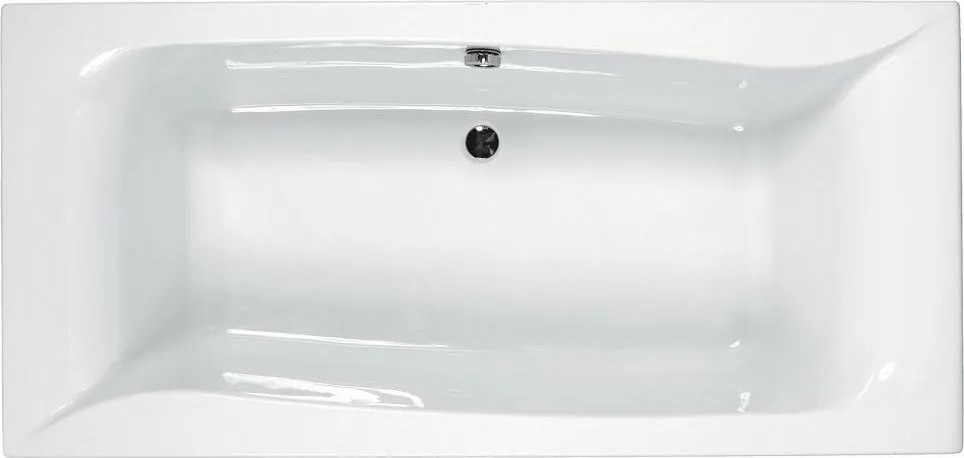 Carron Linea Carronite Μπανιέρα Υδρομασάζ Λευκή 190x90cm