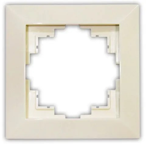 Πλαίσιο Διακόπτη Πρίζας Μονό Lumen-15-0302-Μπεζ 15-0302