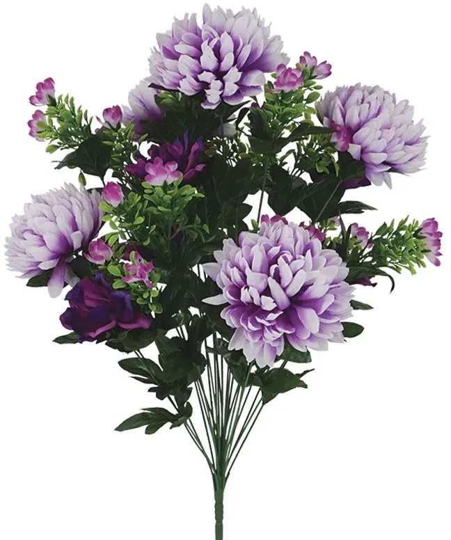 MarHome ΜΠΟΥΚΕΤΟ ΜΩΒ ΜΙΧ ΑΝΕΜΩΝΗ-ΧΡΥΣΑΝΘΕΜΟ - Y59.5cm 12/36ΚΙΒ  00-27414-1