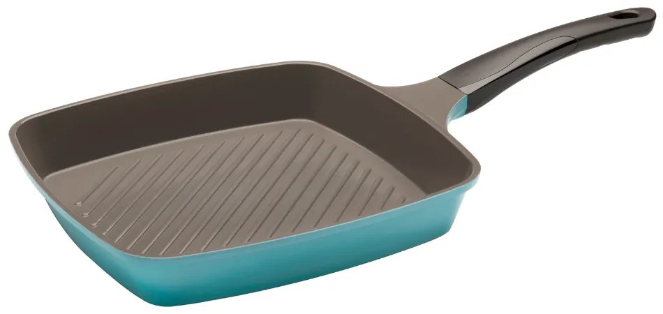 Iq La Cena Τηγάνι Grill 27cm Blue