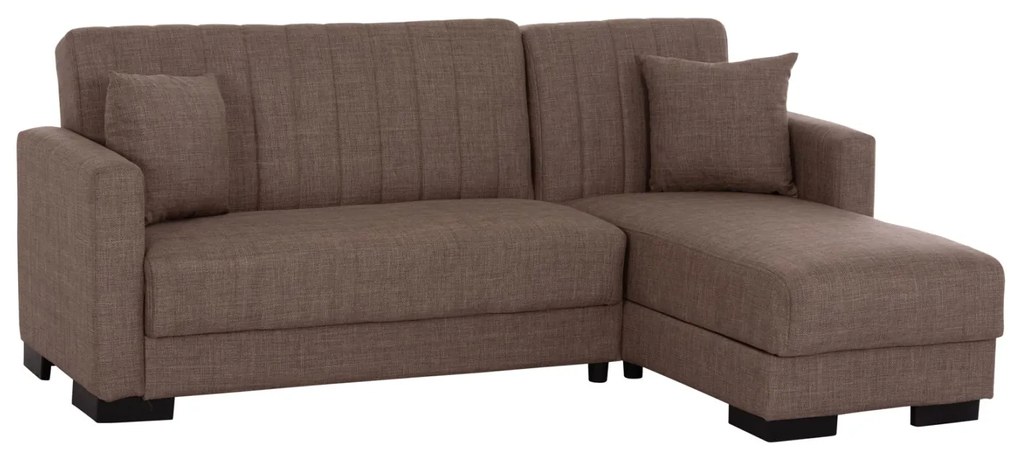 ΚΑΝΑΠΕΣ ΚΡΕΒΑΤΙ GHUFRAN ΓΩΝΙΑ ΑΝΑΣΤΡΕΨΙΜΗ ΚΑΦΕ HM3244.02 ΜΕ ΑΠΟΘΗΚΕΤΙΚΟ ΧΩΡΟ 202x140x78Yεκ.