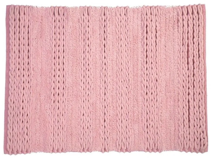 Ταπέτο Μπάνιου Life Pink Nef-Nef 60 x 90 Cotton-Polyester
