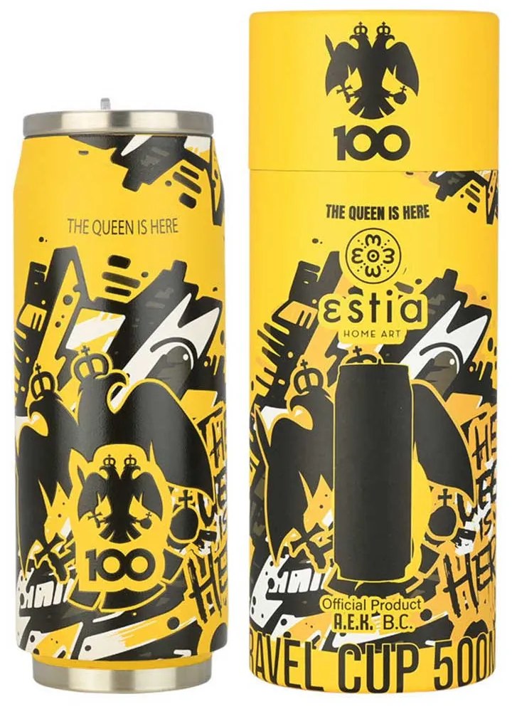 Ποτήρι Θερμός 500ml Estia AEK B.C. Edition The Queen Is Here 00-27148