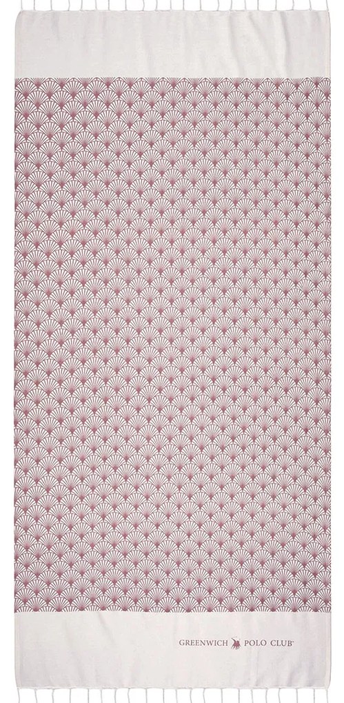 Παρεό (80x180) Greenwich Polo Club 3666 Mauve/White
