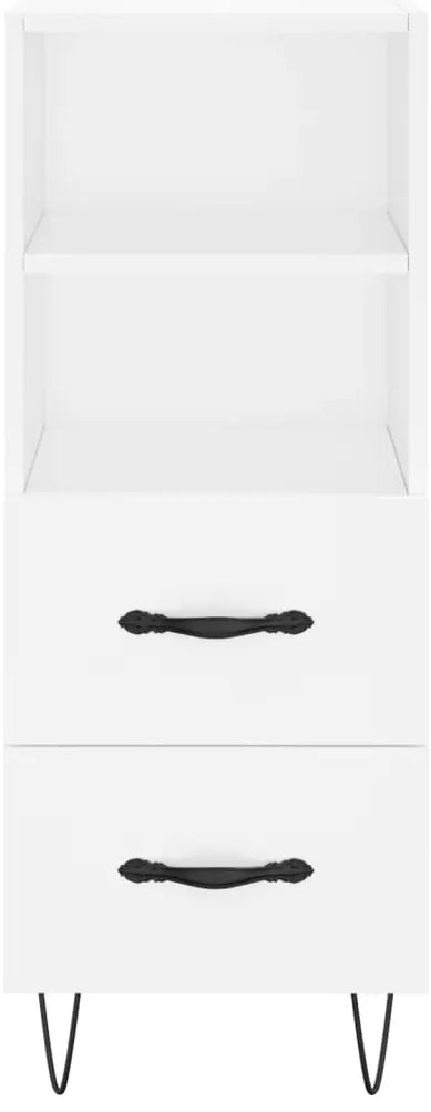 vidaXL Ντουλάπι Λευκό 34,5 x 34 x 90 εκ. από Επεξεργασμένο Ξύλο