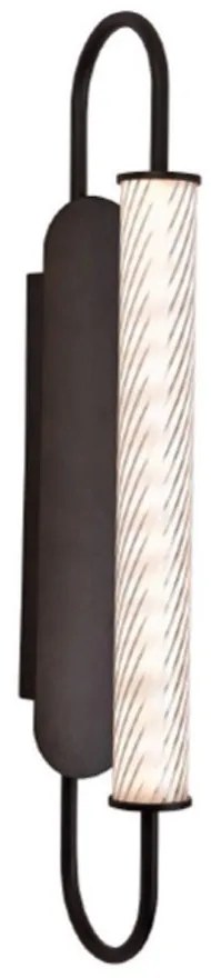 Φωτιστικό Τοίχου 43056 Led 12W 3CCT 1260Lm 12x50cm Black Inlight
