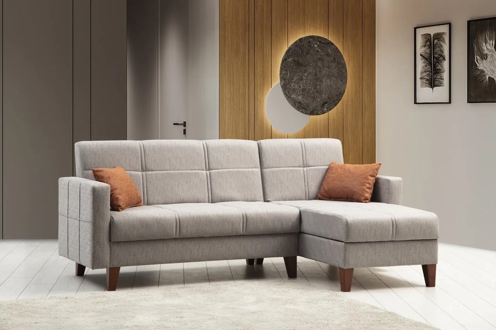 Sofa Set Polya L - Light Grey Light Grey