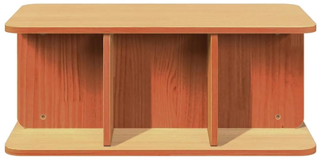 vidaXL Τραπεζάκι σαλονιού Κερωτό καφέ 80 x 39,5 x 33,5 εκ