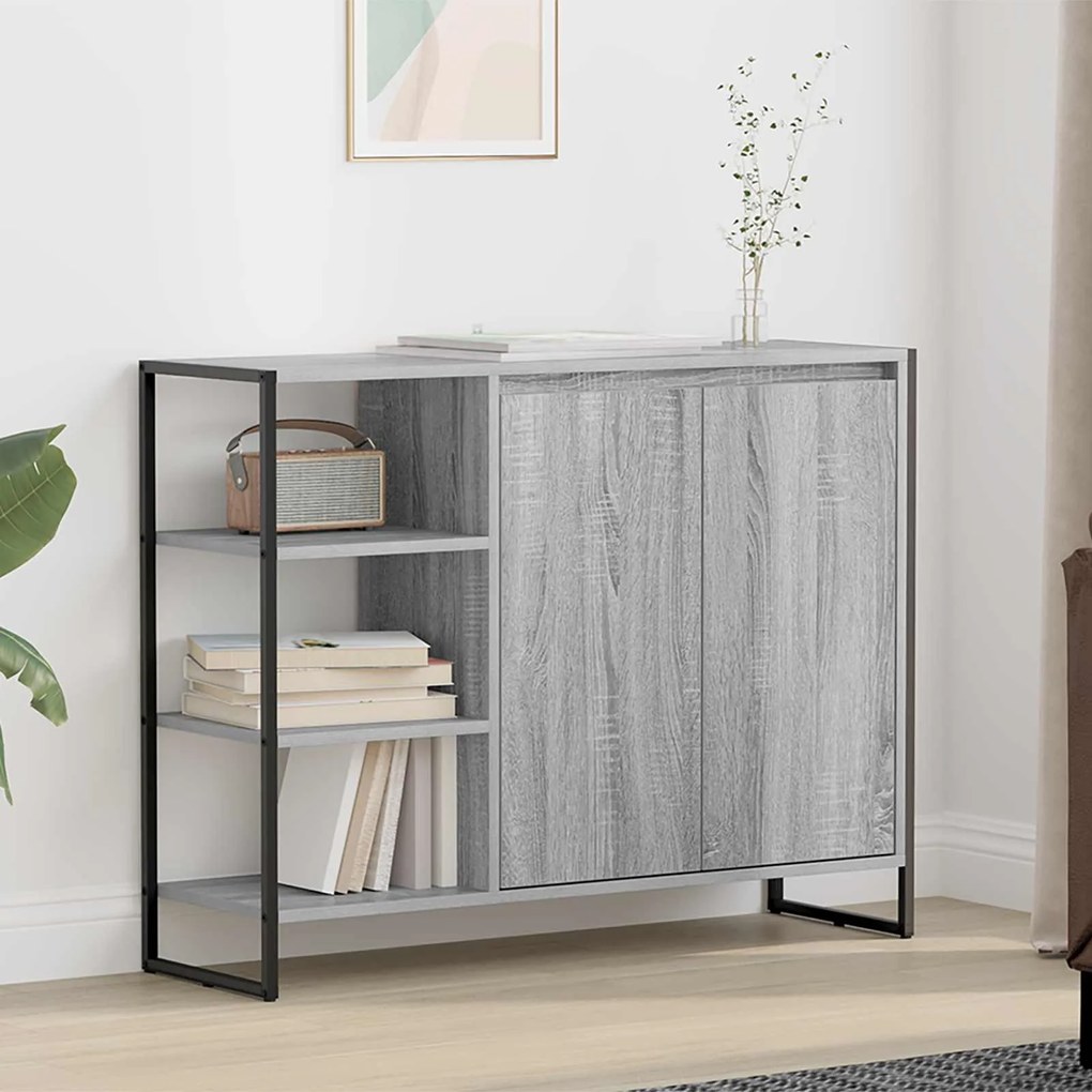 Βοηθητικό ντουλάπι Γκρίζο Σονομα 96.5 x 30 x 75 εκ