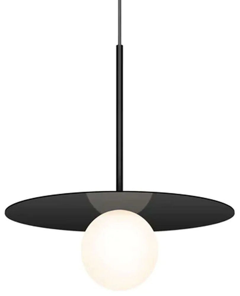 Φωτιστικό Οροφής Bola Disc 12 10702 30,5x10,2cm Dim Led 390lm 6W Matte Black Pablo Designs