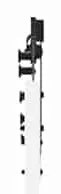 vidaXL Συρόμενη Πόρτα ORKDAL Λευκό 78 x 232 cm Μασίφ ξύλο πεύκου