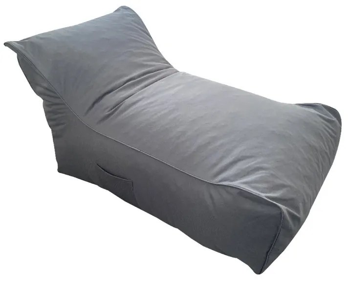 DEREK ΠΟΥΦ GREY ΥΦΑΣΜΑ 70X106X67εκ.