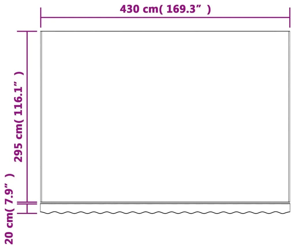 ΤΕΝΤΟΠΑΝΟ ΑΝΤΑΛΛΑΚΤΙΚΟ ΡΙΓΕ ΠΟΛΥΧΡΩΜΟ 4,5X3 Μ. 367738