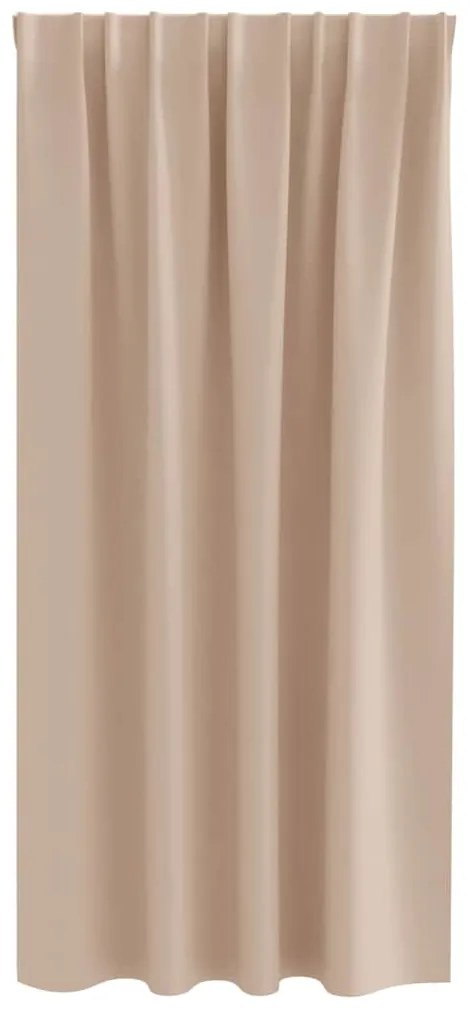 vidaXL Κουρτίνες με κουρτίνες 2 pcs Taupe Πολυεστέρας