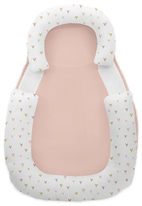 Βρεφική Φωλιά - Σφηνάκι Memory Foam Anti-Rollover Positioner Hearts 31106010105 Kikkaboo