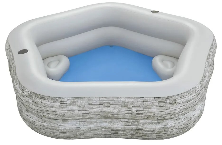 Φουσκωτή Πισίνα Bestway Γκρι 213 x 206 x 53 cm