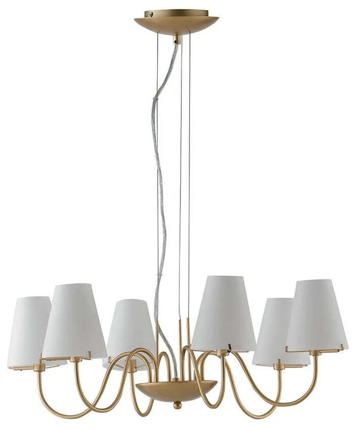 Φωτιστικό Οροφής I-Canto/6 Gold Luce Ambiente Design Μέταλλο,Γυαλί