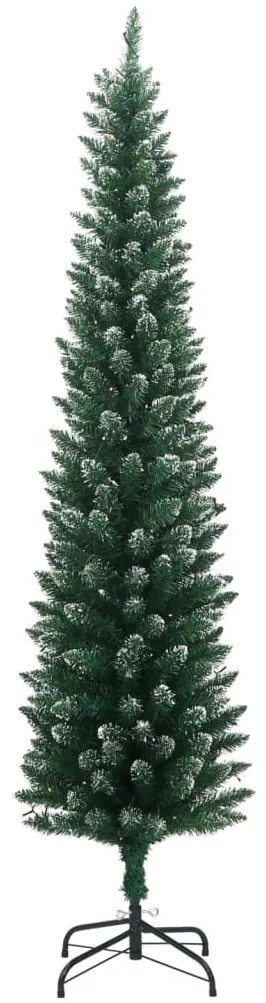 vidaXL Χριστουγεννιάτικο Δέντρο Slim Αρθρωτό με 300 LED 240 εκ.