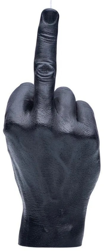 Κερί Χειρονομίας F@ck You 380gr 20x9x8cm Black Candle Hand Παραφίνη