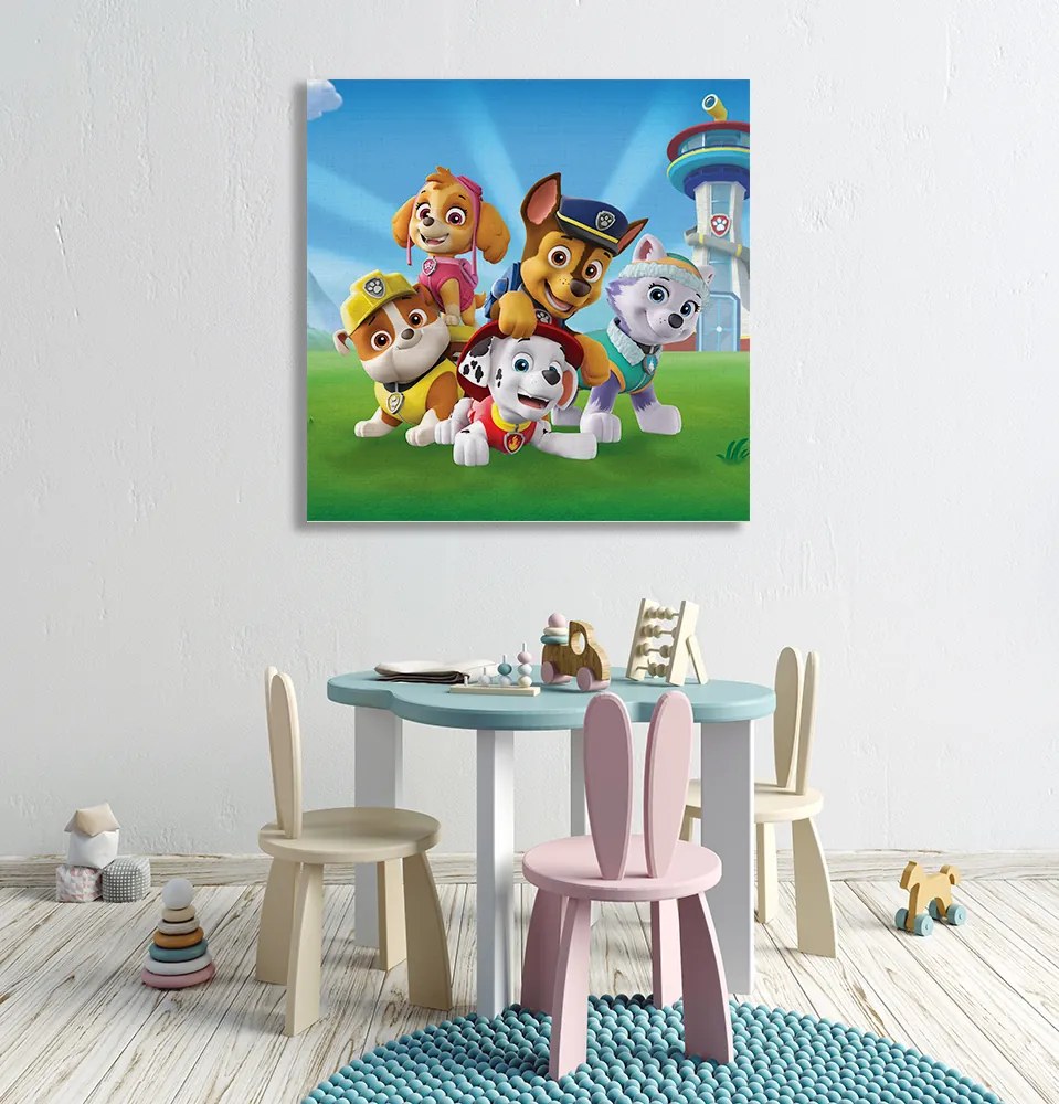 Παιδικός πίνακας σε καμβά Paw Patrol KNV0566 45cm x 65cm