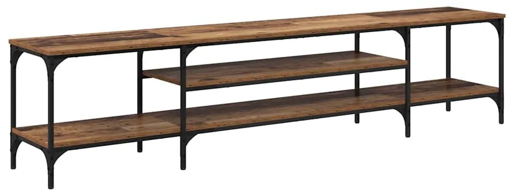 vidaXL Ντουλάπι TV Παλιό Ξύλο 201 x 35 x 45 εκ.