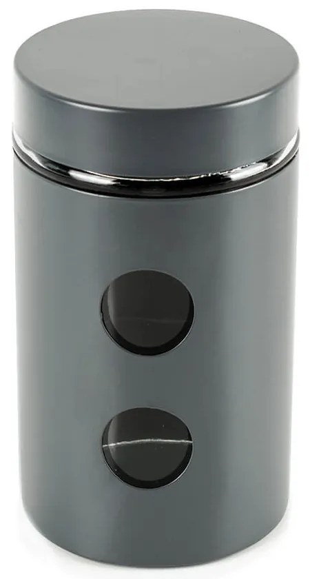 Muhler MR-1406GR Βάζο Γενικής Χρήσης με Καπάκι από Ανοξείδωτο Ατσάλι,  Γραφίτης,  1050ml