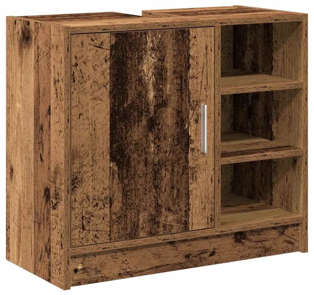 vidaXL Ντουλάπι Νιπτήρα Παλιό Ξύλο 63 x 29 x 55 cm Επεξεργασμένο ξύλο