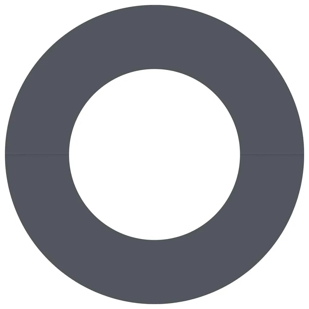 vidaXL κατάλληλο για δαχτυλίδι επίπεδου δέντρου Ανθρακί Ø40 / 70 εκ.