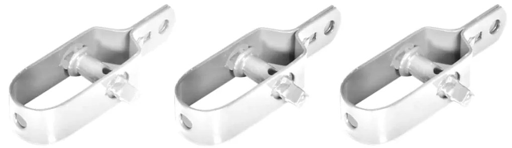 vidaXL Συρματόπλεγμα Ασημί 15 x 1 μ. Γαλβανισμένο Ατσάλι + Στύλοι