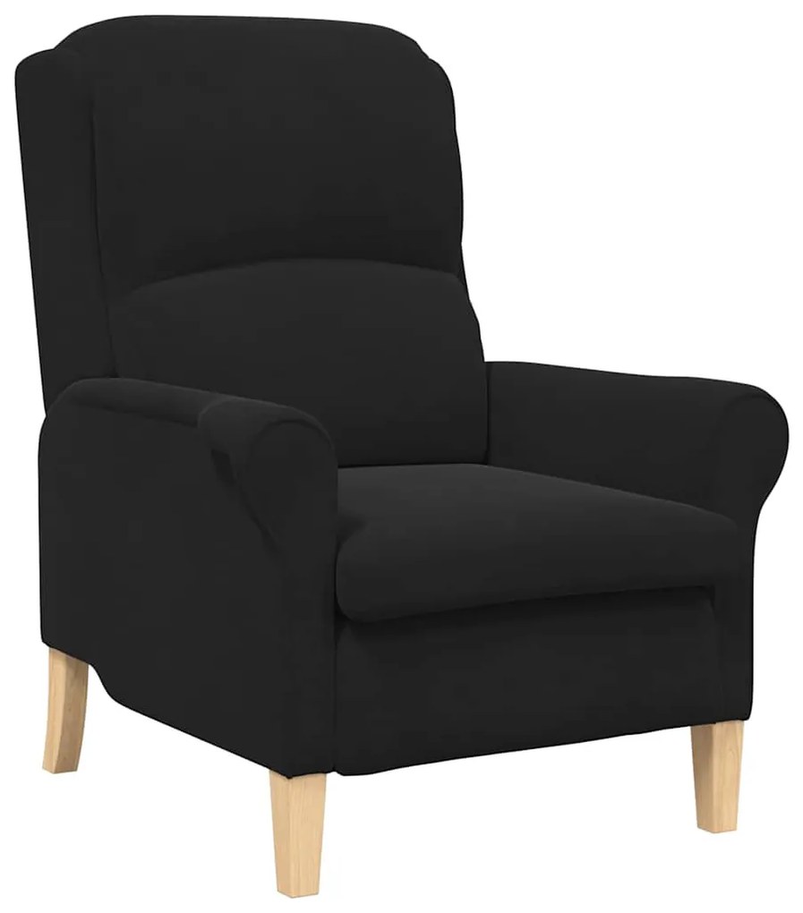 vidaXL Πολυθρόνα Μαύρο 76 x 94 x 102 εκ Βελούδο