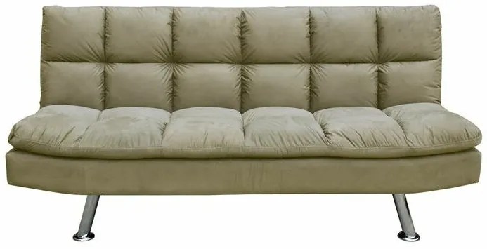 Καναπές κρεβάτι Mesa 185, Αριθμός θέσεων: 3, Beige, 88x182x92cm, 35 kg, Πόδια: Μέταλλο | Epipla1.gr