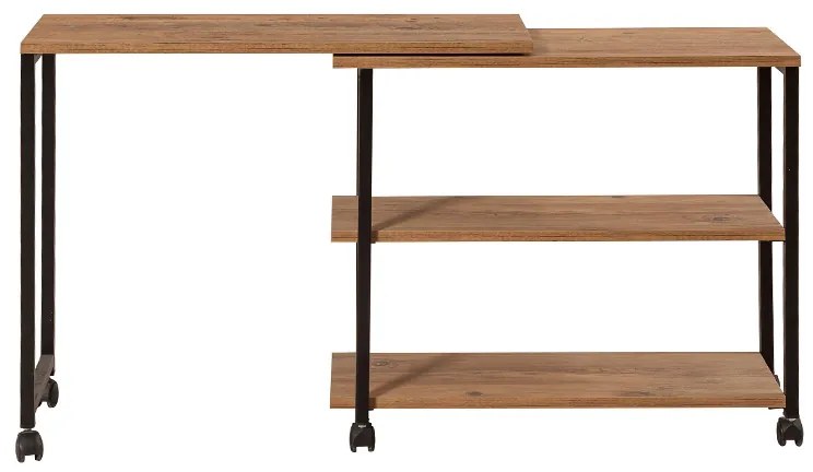 Τραπεζάκι βοηθητικό Frenk Megapap πολυμορφικό χρώμα atlantic pine 76x30x66εκ.