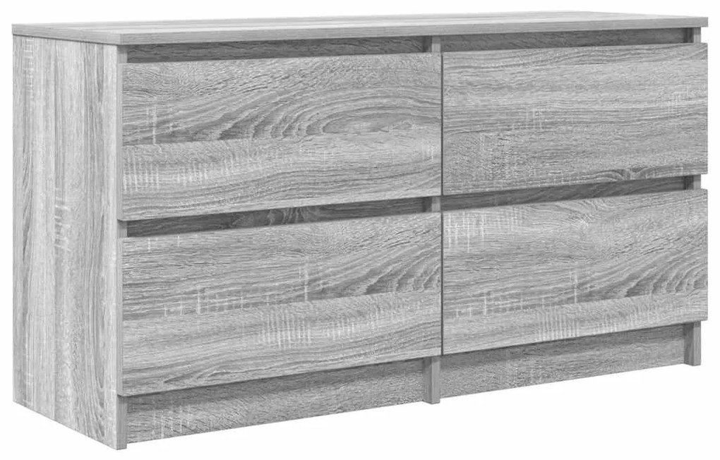 Έπιπλο Τηλεόρασης Γκρι Sonoma 100x35x54 εκ. από Επεξεργ. Ξύλο 861801