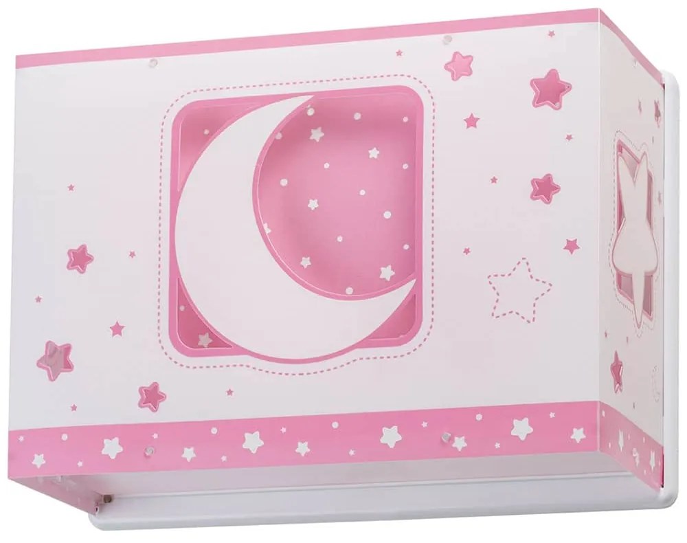 MoonLight Pink απλίκα τοίχου διπλού τοιχώματος (63238[S]) - 63238S - 63238S