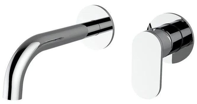 Armando Vicario Slim Chrome Μπαταρία Νιπτήρος Εντοιχισμού 2 Οπών 500045-100