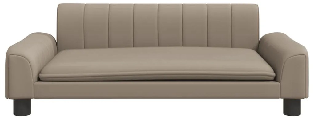 vidaXL Καναπές Παιδικός Καπουτσίνο 90x53x30 εκ. από Συνθετικό Δέρμα