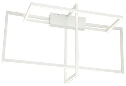 Πλαφονιέρα Φωτιστικό Οροφής LED 60W IP20 3000K Zambelis-2078-Λευκό 2078