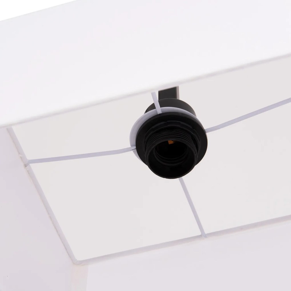 ΦΩΤΙΣΤΙΚΟ ΔΑΠΕΔΟΥ BRANS HM7532.11 ΜΕΤΑΛΛΟ ΜΑΥΡΟ--PVC ΛΕΥΚΟ ΚΑΠΕΛΟ 25x33x170Υεκ. - 0538159 - HM7532.11