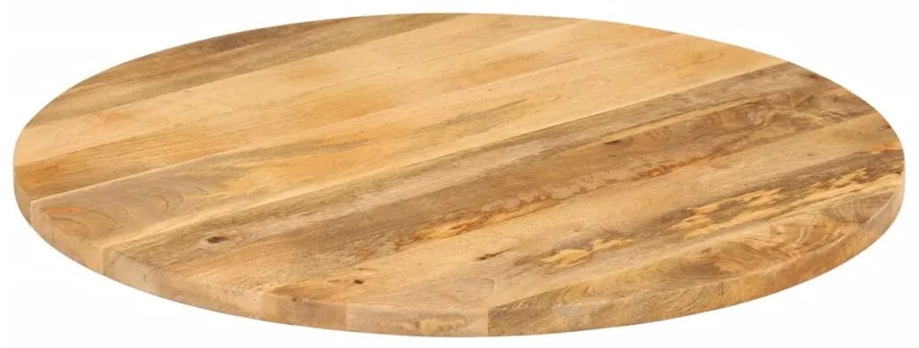 vidaXL Επιφάνεια Τραπεζιού Στρογγυλή Ø80x3,8 εκ. Μασίφ Ξύλο Μάνγκο