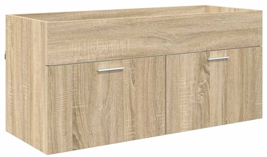 vidaXL Ντουλάπι νιπτήρα Επιτοίχιο Δρύς Sonoma 38,5 x 100 x 46 εκ.