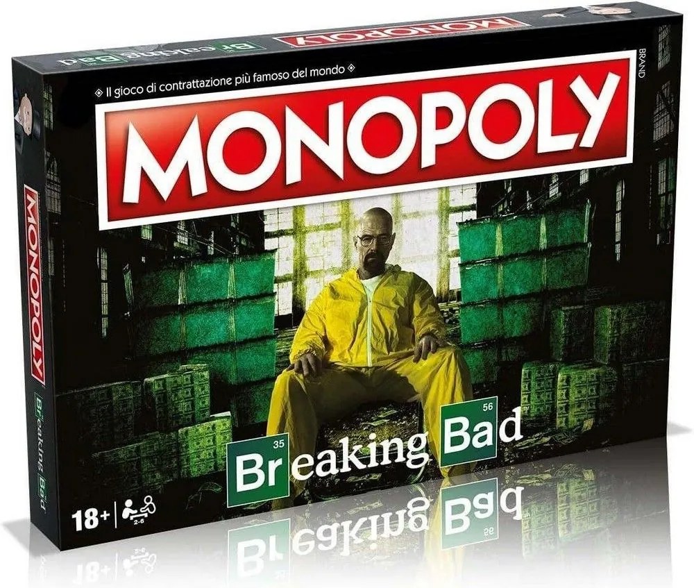 Επιτραπέζιο Παιχνίδι Monopoly - Breaking Bad WM01831-EN1--6 (Αγγλική Γλώσσα) 18+ Ετών 2-6 Παίκτες Multi Winning Moves