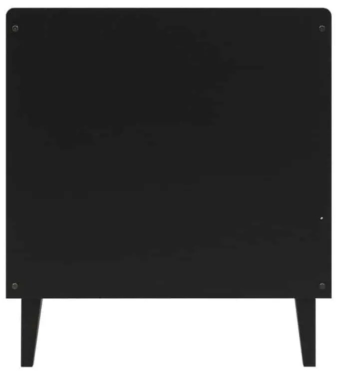 Βρεφικό Κρεβάτι Xem 70x140cm  Matt Black + Oak ToiToiKids