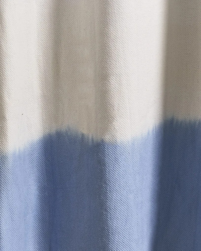 Βαμβακερό Ποτηρόπανο με Φάσα Pluton 36x55cm Εκρού Μπλε