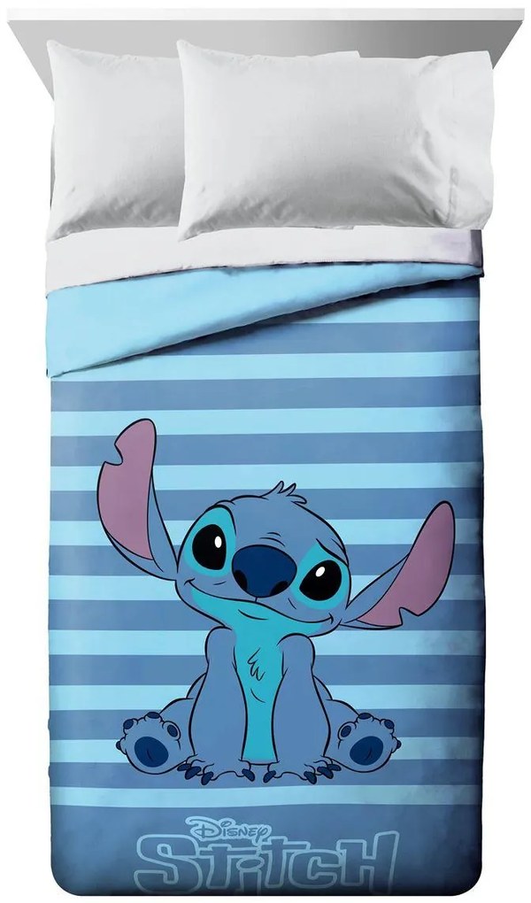 Πάπλωμα Microfiber Μονό 160x240εκ. Disney Home Lilo &amp; Stitch 43 Sky Blue DimCol