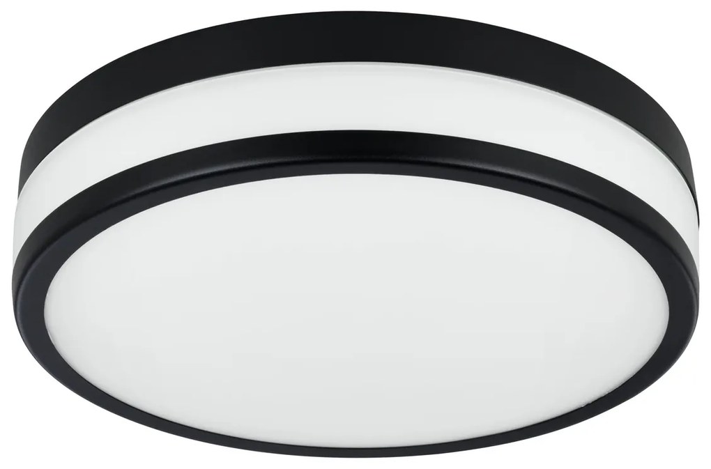 Φωτιστικό Οροφής Eglo 900846 LED PALERMO Μαύρο Ματ (Black Mat) 3000K