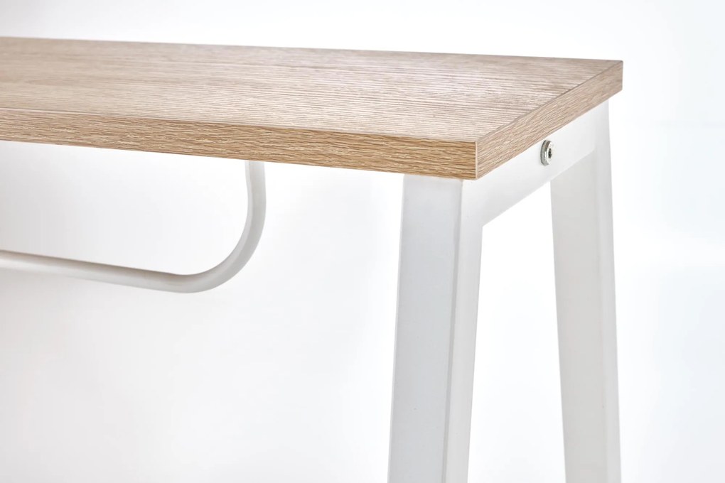 B48 desk sonoma oak / white DIOMMI V-CH-B/48